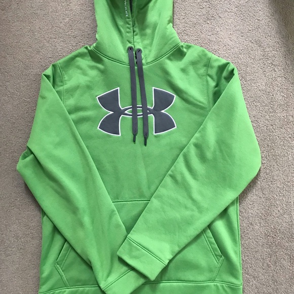 Under Armour Other - Men’s Under Armour EUC lime green hoodie - Medium